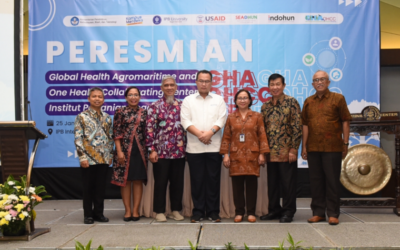 IPB University melalui SKHB IPB Bersama INDOHUN Resmikan Pendirian Global Health Agromaritime and One Health Collaborating Center