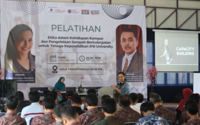 SKHB IPB University Selenggarakan Pelatihan Etika dalam Kehidupan Kampus serta Pengelolaan Sampah Berkelanjutan