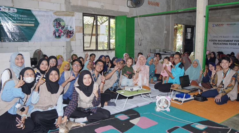 Student Project OHSC IPB University Laksanakan Kegiatan Manajemen Limbah Organik dan Edukasi Keamanan Pangan