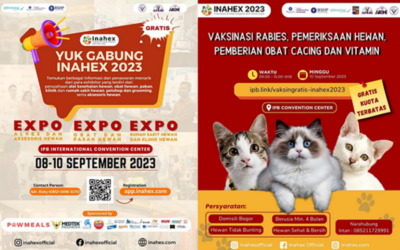 Yuk Kunjungi INAHEX 2023, Konsultasikan Kesehatan Hewan Kesayanganmu, Gratis!