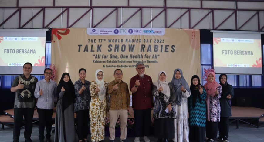 World Rabies Day 2023: SKHB IPB University Adakan Talk Show dan Pekan Bakti