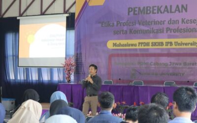 SKHB IPB bersama PDHI Cabang Jawa Barat II Selenggarakan Pembekalan Etika Profesi Veteriner dan Kesejawatan serta Komunikasi Profesional untuk 91 Calon Dokter Hewan Baru