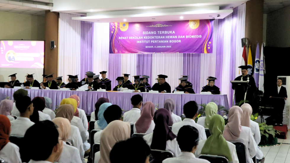 103 Dokter Hewan Lulusan SKHB IPB University Diambil Sumpah | SKHB