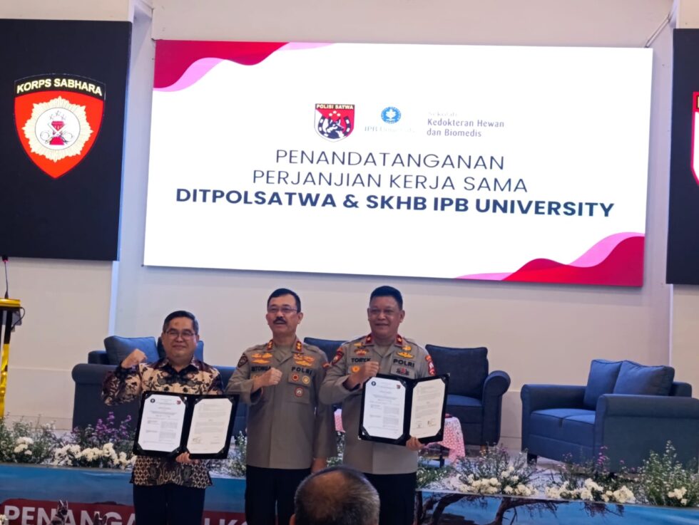 Penandatanganan MoU Antara SKHB IPB University dan Direktorat Polisi ...