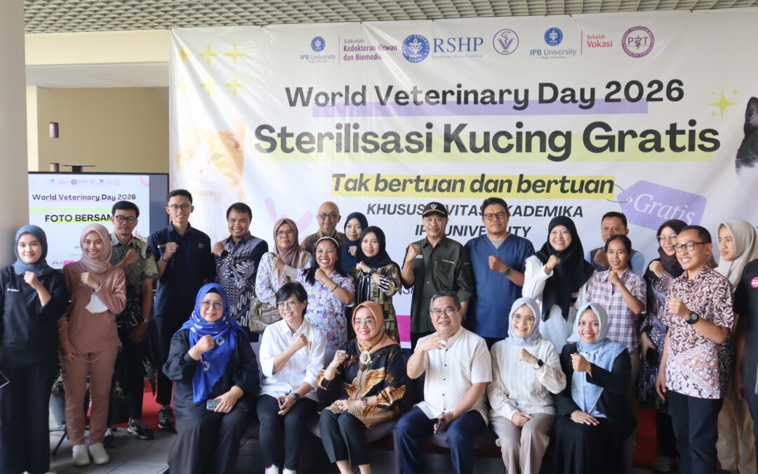 WORLD VETERINARY DAY 2026 : PROGRAM STERILISASI KUCING BERTUAN DAN TAK BERTUAN GRATIS OLEH RSHP SKHB IPB UNIVERSITY BERSAMA PDHI CABANG JABAR II