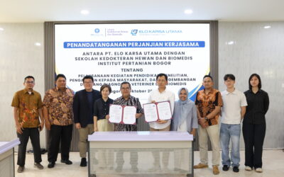 SKHB IPB dan PT Elo Karsa Utama Perkuat Kerja Sama di Bidang Diagnostik Veteriner dan Biomedis